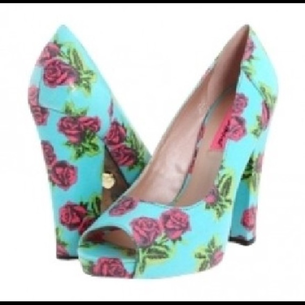 Betsey Johnson Heels Tin Can size 8 NIB